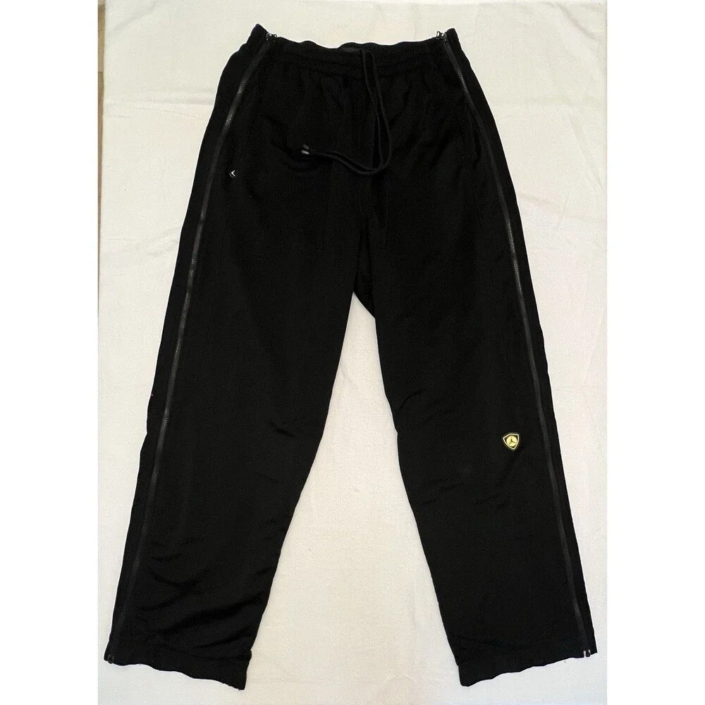 Jordan Zipper Track Pants Sweatpants Mens XL 20th Year Anniversary 2005 Black